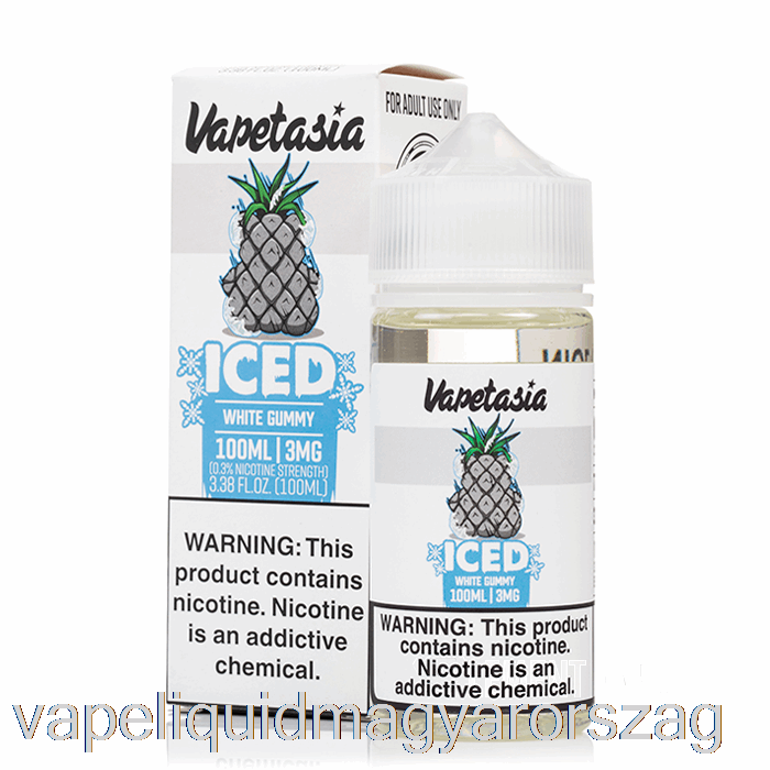 Jeges Fehér Gumiszerű - Vapetasia - 100ml 0mg Vape Toll